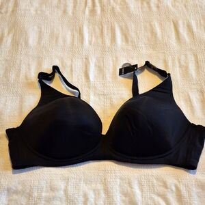 Torrid Curve women's size 40C black deep V 360 bra wireless NWT